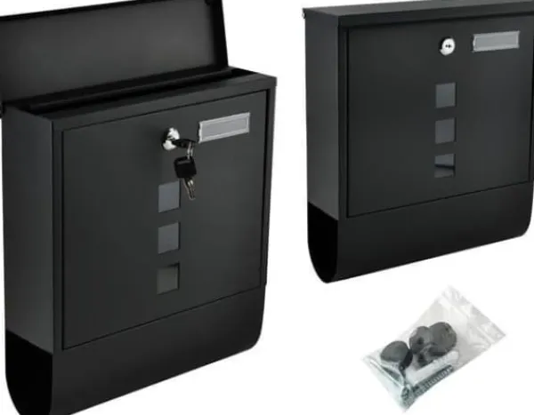 Malatec brevinkast - svart universal