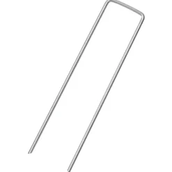 vidaXL Markpinne U-format 50 st 15x3,5 cm galvaniserat stål