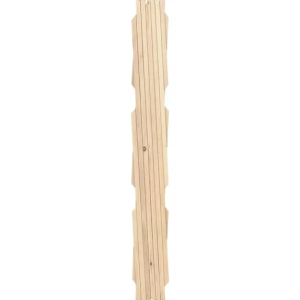 New Massivt granträ spaljéstaket - Trädgårdsstaket | Färg: Natur | Storlek: 180x80 cm, 5 st Valvbågar, Spaljéer, Bersåer & Pergolor