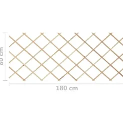 New Massivt granträ spaljéstaket - Trädgårdsstaket | Färg: Natur | Storlek: 180x80 cm, 5 st Valvbågar, Spaljéer, Bersåer & Pergolor