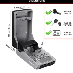 Clearance Masterlock säkerhetsskåp Nyckelbox 5481EURD L format Kassaskåp