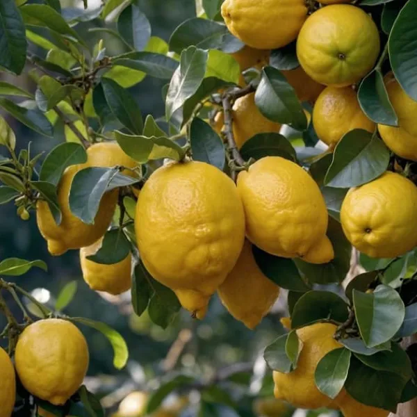 Medelhavsväxtblandning - Set om 8 - Citrus, ficus, olea - Höjd 25-40cm - ⌀9cm