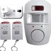 Sale Mengshen® Trådlös Siren Larm Säkerhet Infraröd IR PIR-sensor Rörelsedetektor 2 Fjärrkontroll för hem... Hemlarmsystem