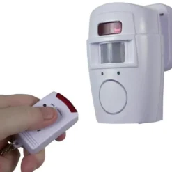 Sale Mengshen® Trådlös Siren Larm Säkerhet Infraröd IR PIR-sensor Rörelsedetektor 2 Fjärrkontroll för hem... Hemlarmsystem