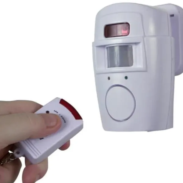 Sale Mengshen® Trådlös Siren Larm Säkerhet Infraröd IR PIR-sensor Rörelsedetektor 2 Fjärrkontroll för hem... Hemlarmsystem