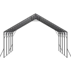 Metallcarport 20x20 fot, Utomhusgarage för båtar, Robust och Beständig
