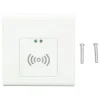 New Mikrovågssensor ljusströmbrytare 86 panel, justerbar 360 grader, trappsensor, 220-240V Sensorer Till Säkerhetssystem