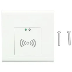 New Mikrovågssensor ljusströmbrytare 86 panel, justerbar 360 grader, trappsensor, 220-240V Sensorer Till Säkerhetssystem
