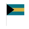 New Mini Flagga - Bahamas - 30 x 45 cm - 50 stycken - Polyester - Lätt - Framsidan/baksidan Flaggor & Vindstrutar