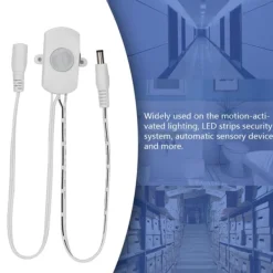Mini PIR Infraröd rörelsesensorswitch för LED Strip - Vit, 5A, DC 6-24V