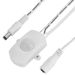 Mini PIR Infraröd rörelsesensorswitch för LED Strip - Vit, 5A, DC 6-24V