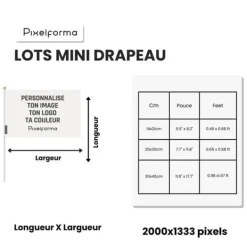 Best Miniatyrflagga - Flerfärgad - Lettland - 30 x 45 cm - 50 stycken - Hållbar polyester Flaggor & Vindstrutar