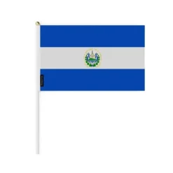 Mini-flagga - Salvador - 30 x 45 cm - 50 stycken - Polyester - Fram/backsid - Mångfärgad Flaggor & Vindstrutar