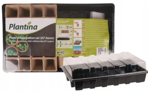 Miniväxthus plantset 67 delar