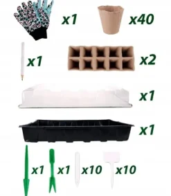 Miniväxthusplantset 68 delar