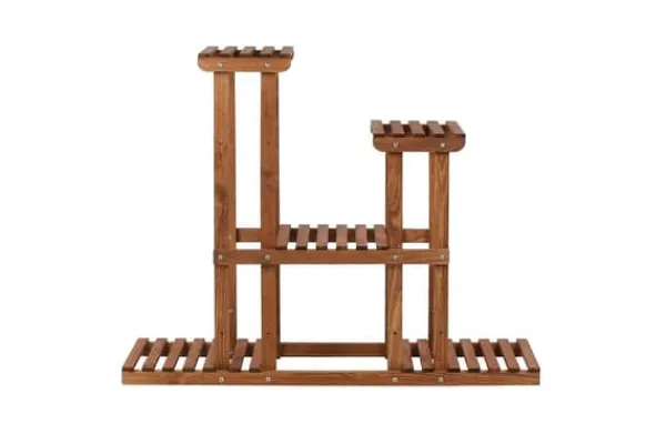 Mångnivå blomsterställning 5-hyllor RKB /95x116x25/ Brun