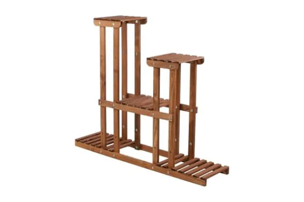 Mångnivå blomsterställning 5-hyllor RKB /95x116x25/ Brun