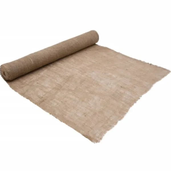 Best Mångsidig juterulle i 100% naturlig jute - Perfekt för dekoration och hantverk | Storlek: 1x50 m | 200 gsm Markduk & Fiberduk