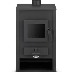 New Mångsidig vedspis med vattenmantel - 15 kW, lämplig för öppna & slutna system Vedeldade Kaminer