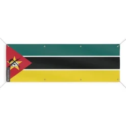 Moçambique Flag Banner 8 Öljar 40x120 cm