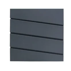 Clearance Modern postlåda i rostfritt stål för väggmontering med tidningsfack - Antracitgrå Postlådor & Brevlådor