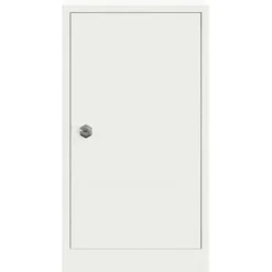 New Modern stålbrevlåda - Vattentät och säker med lås | Färg: Vit | Storlek: 30x23x55 cm Postlådor & Brevlådor