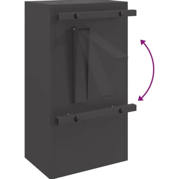 Discount Modern stålbrevlåda för utomhusbruk | Färg: Svart | Storlek: 30x23x55 cm Postlådor & Brevlådor