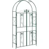 Outlet Modern trädgårdsbåge - - Grön - 6.93 kg - Robust järn - Rektangulär design - Traditionell stil Valvbågar, Spaljéer, Bersåer & Pergolor