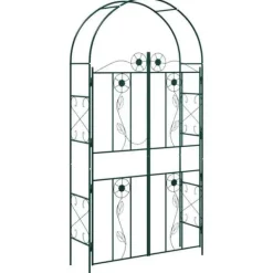 Outlet Modern trädgårdsbåge - - Grön - 6.93 kg - Robust järn - Rektangulär design - Traditionell stil Valvbågar, Spaljéer, Bersåer & Pergolor