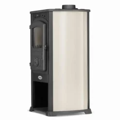 Clearance Modern vedspis - gjutjärns kokplatta - 10 kW effekt - upp till 100 m² Vedeldade Kaminer