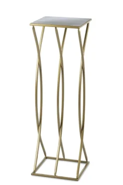 New Modernt blomsterställ, guld, 75 cm Krukor & Växtbehållare