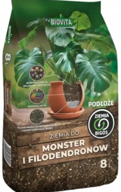 Clearance Monstera och Philodendron Jord Bigos 8L Professionellt Substrat Jord & Sand