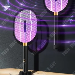 Online Moskito-lampa - TD® - Två-i-ett - Elektrisk chock - Vit färg - USB-uppladdningsbar Flugsmällor