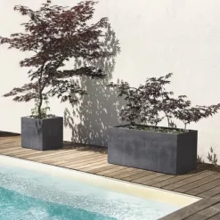 Muret Planter - DEROMA - Millennium R - Antracit - Med vattenreserv - 79 cm
