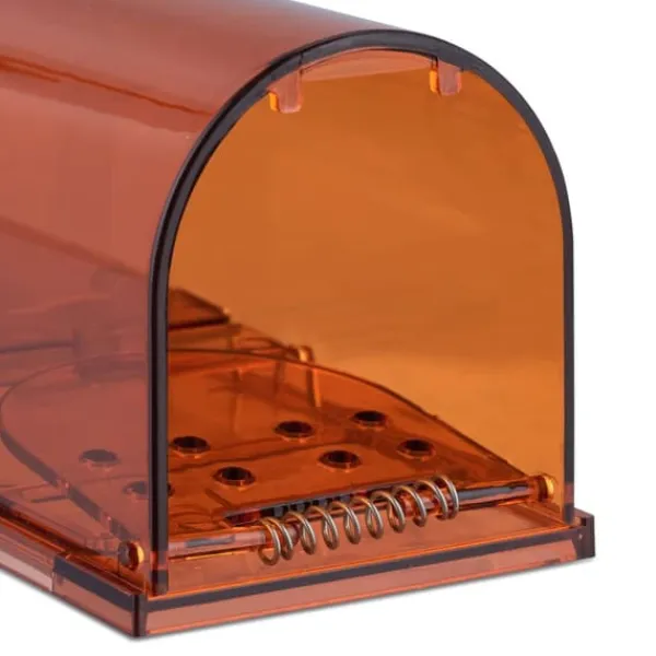 Musfälla, 6,5x17x6 cm, Orange Skadedjursfällor