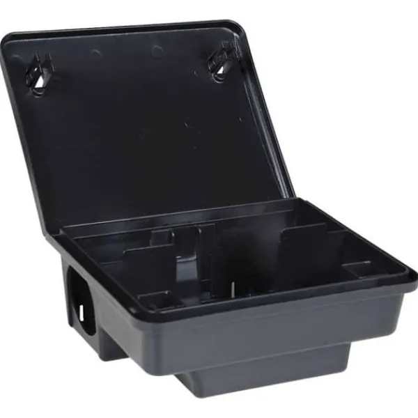 Discount Musfällor 4 st svart 23x19x9,5 cm Skadedjursfällor