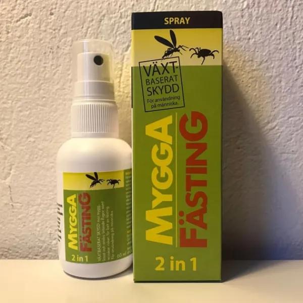 MYGGA FÄSTING 2in1 60 ML, myggmedel spray, fästingmedel