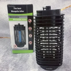 Mygga-avskräckande lampa - LED - 110V - 3W - 12x12x27 cm - Attraherar och dödar insekter