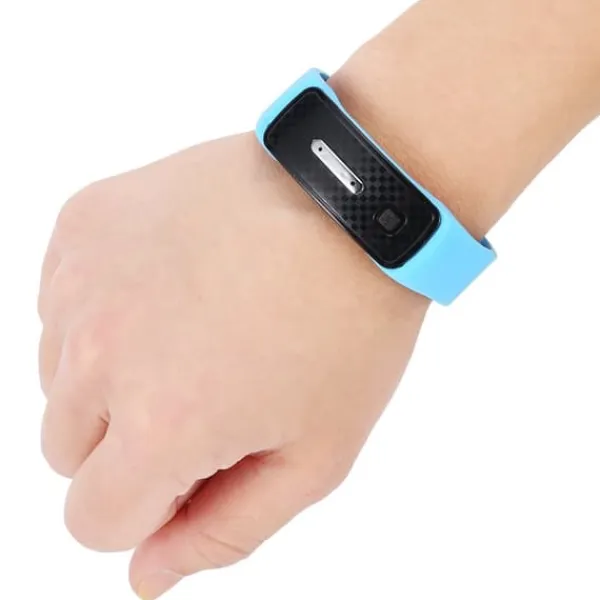 Discount Myggavvisande Armband USB Laddande Ultraljuds Myggavvisande Armbandsklocka Blå Insektsmedel & Djuravvisande Medel