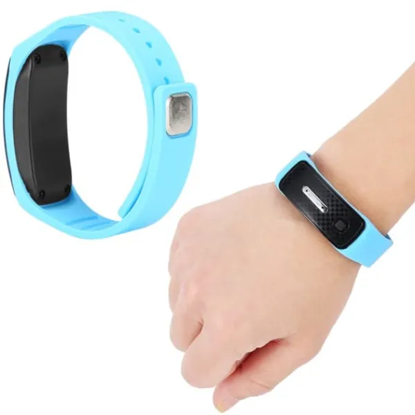 Discount Myggavvisande Armband USB Laddande Ultraljuds Myggavvisande Armbandsklocka Blå Insektsmedel & Djuravvisande Medel
