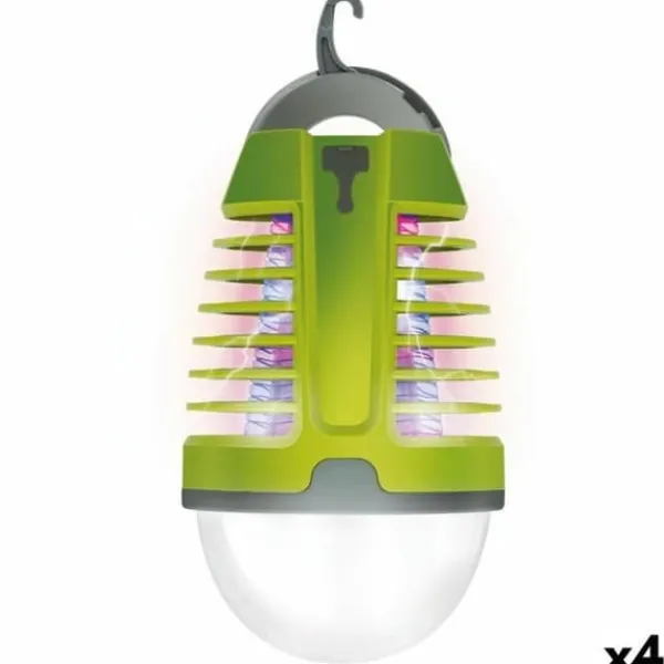 New Myggavvisande lampa - BigBuy - Modell 10465 - Plast - Flerfärgad - 4 enheter Insektsmedel & Djuravvisande Medel