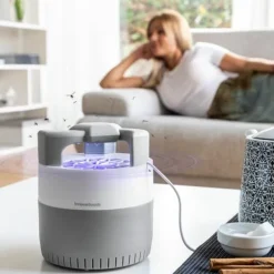 Hot Myggavvisande lampa med insugningsfunktion KL Silen InnovaGoods Insektsmedel & Djuravvisande Medel