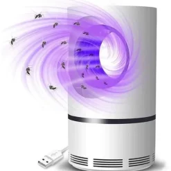 Myggdödarlampa, flugdödare inomhus, LED flugfångare - Säker och tyst, elektrisk insektsavvisande flugfälla [343]