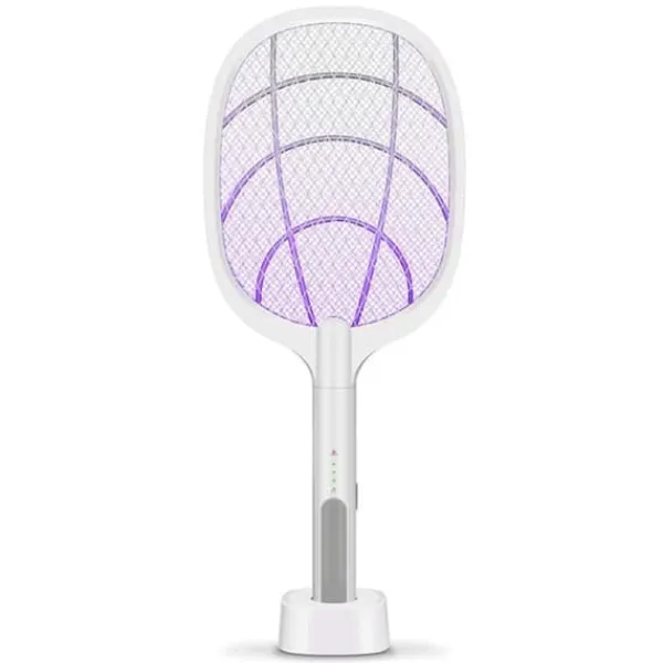 Myggfångare - Elektrisk flugsmälla - 3000V - 1200mAh - USB-laddning - Tre i ett
