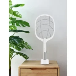 Myggfångare - Elektrisk flugsmälla - 3000V - 1200mAh - USB-laddning - Tre i ett