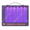 Sale Mygglampa 2000mA Myggavvisande lampa med violett ljus Tät galler Mygglampa för hemmet Insektsmedel & Djuravvisande Medel