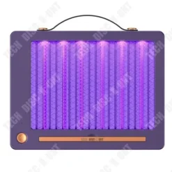 Sale Mygglampa 2000mA Myggavvisande lampa med violett ljus Tät galler Mygglampa för hemmet Insektsmedel & Djuravvisande Medel