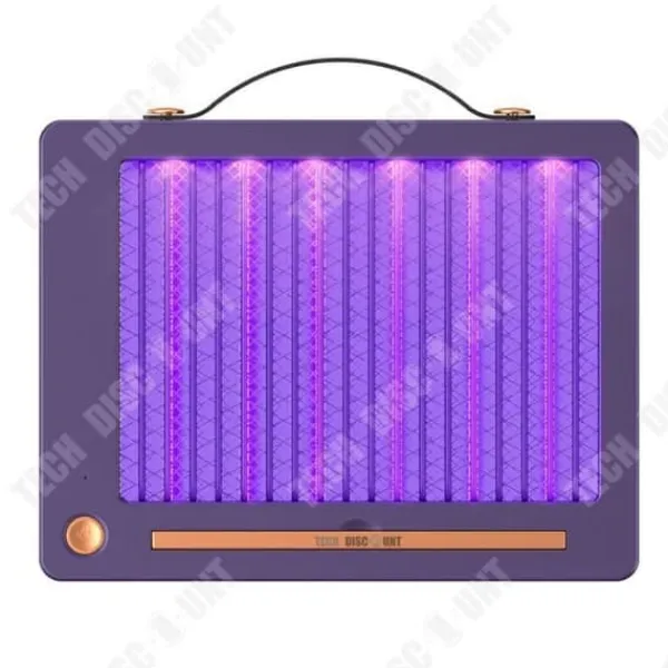 Sale Mygglampa 2000mA Myggavvisande lampa med violett ljus Tät galler Mygglampa för hemmet Insektsmedel & Djuravvisande Medel