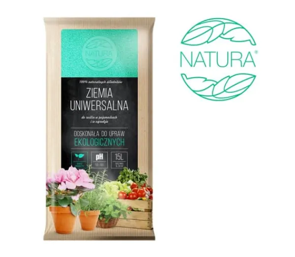 Sale NATURA Universal Soil, perfekt för ekologiskt jordbruk, 15L Jord & Sand