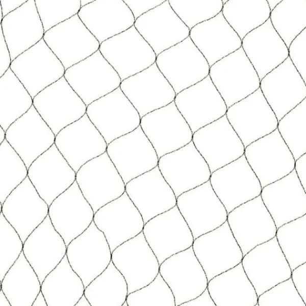 NATURE Primo 10 x 10 m svart fågelnät - 28 mm maskstorlek - 12 gr/m² polyeten För Fåglar & Småvilt